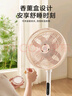 美的（Midea）【幸運(yùn)草安睡風(fēng)扇SE】直流變頻輕音家用立式遙控電風(fēng)扇柔風(fēng)落地扇臺(tái)式桌面大風(fēng)量一級(jí)能效輕羽扇 曬單實(shí)拍圖
