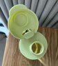 特百惠（Tupperware）樂趣550ML塑料杯夏季男女學生便攜運動水杯子大容量雙飲口 香芹綠 曬單實拍圖