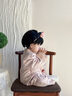 G.DUCKKIDS小黃鴨嬰兒周歲衣服女寶寶連體衣秋裝新中式幼兒爬服新生兒抓周服 粉色 66cm 尺碼3-6個(gè)月(建議10-13斤) 曬單實(shí)拍圖