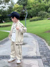 G.DUCKKIDS小黃鴨男童秋裝運(yùn)動(dòng)套裝兒童衣服寶寶拉鏈衫小男孩春秋休閑兩件套 米色 90 尺碼1~2歲【 80-90cm】 曬單實(shí)拍圖