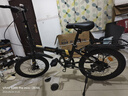 永久折疊自行車成人男女士變速超輕便攜學(xué)生單車上班代步通勤車免安裝 黑色 20寸 變速 輻條輪 曬單實(shí)拍圖