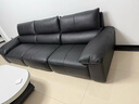 顧家家居輕奢風(fēng)鋼琴鍵現代頭層牛皮沙發(fā)客廳2025新款大坐深羽毛1307&1381 1307【標準版|黑色|接觸面真皮】 大三人位3.11m 曬單實(shí)拍圖
