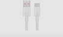 華為原裝6A數(shù)據(jù)線 USB Type-A轉(zhuǎn)USB Type-C/1m線長(zhǎng)/支持66W（11V6A）充電 白色CC790 曬單實(shí)拍圖