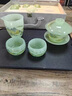境坊間琉璃高端茶具一套功夫茶具用品大全陶瓷茶杯個(gè)人專(zhuān)用套裝家用 琉璃千里江山-翠竹園 10頭 曬單實(shí)拍圖