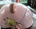 永久頭盔電瓶車3c認(rèn)證女士男四季復(fù)古款電動(dòng)車防曬透氣騎行半盔摩托車安全帽夏季新國標(biāo)C05淘氣粉雙鏡 曬單實(shí)拍圖