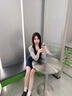 沐霓 辣妹純欲風(fēng)碎花吊帶連衣裙女生夏季新款法式設(shè)計(jì)感小個(gè)子兩件套 藍(lán)色碎花連衣裙【套裝M】 曬單實(shí)拍圖