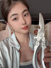 KINGXIAOJING德國精工剪刀家用廚房專(zhuān)用剪子雞鴨鵝骨頭不銹鋼多功能強力雞骨剪 【升級特厚 雙重防銹】純銀雞骨剪 曬單實(shí)拍圖