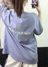 Calvin Klein Jeans夏季男女情侶中性休閑ck分割印花純棉寬松短袖T恤J400212 DBT-海鹽藍 XL （推薦165-180斤） 曬單實(shí)拍圖