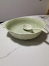佩爾森酸菜魚(yú)大盆碗家用新款大號(hào)雙耳湯碗12寸陶瓷湯盆水煮魚(yú)毛血旺專(zhuān)用 手捏紋-12英寸雙耳碗+勺-奶綠 曬單實(shí)拍圖