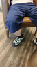 環(huán)球環(huán)球男鞋鏤空運動鞋男2025夏季新款透氣鞋子男百搭老爹鞋 墨綠 41 曬單實拍圖