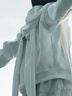 舒翎兔耳朵連帽開衫衛(wèi)衣女小個(gè)子春夏薄款設(shè)計(jì)感小眾寬松慵懶風(fēng)外套潮 白色[兔耳朵帽子 XL 建議(115-135斤) 曬單實(shí)拍圖