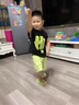 G.DUCKKIDS小黃鴨男童夏裝套裝2024新款兒童衣服韓版時尚一歲寶寶運動兩件套 黑色 90 尺碼1~2歲【 80-90cm】 曬單實拍圖