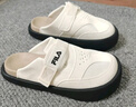 FILA 斐樂官方女鞋SMILA摩登拖鞋2025夏季新款元?dú)馔闲蓍e勃肯鞋 糙米黃-BR 38 曬單實(shí)拍圖