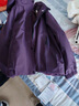梵花秀（fanhuaxiu）媽媽秋冬外套加絨加厚2025新款中老年女裝冬季加絨風(fēng)衣派克服連帽 紫色 加絨外套 2XL 建議穿110-125斤 曬單實(shí)拍圖