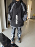 G.DUCKKIDS童裝男童春裝套裝兒童衣服男孩春秋季2024新款工裝外套運動裝學(xué)生 黑色 160 尺碼13~14歲【150-160cm】 曬單實拍圖