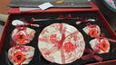 迦森高檔碗盤餐具套裝禮盒結(jié)婚禮物送新人新婚訂婚新娘搬家喬遷之喜 （京東物流）假日玫瑰餐具 10件套 曬單實拍圖