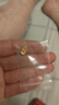 悅述黃金招財(cái)納福吊墜女999足金納福牌小掛墜轉(zhuǎn)運(yùn)珠手鏈?zhǔn)掷K項(xiàng)鏈配件 約0.23g，平安喜樂(lè) 曬單實(shí)拍圖