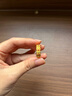 京工美作 古法黃金戒指幸福四季戒指女款足金999戒指花絲戒指送七夕禮物 14號(hào)圈金重7.57克 曬單實(shí)拍圖