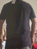 FILA 斐樂(lè )官方男子針織短袖POLO衫夏季休閑透氣男基礎上衣短袖衫 曬單實(shí)拍圖