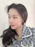 TFY啞光磨砂復古金色大圈圈圓圈耳環(huán)女2025年新款925純銀針素圈耳圈 啞光金色耳圈【925銀針】 曬單實拍圖