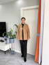俞兆林（YUZHAOLIN）中年媽媽秋裝外套2025新款中老年女裝新中式洋氣高貴春秋毛呢大衣 FXN922330 酒紅色 XL  （建議105斤以內(nèi)） 曬單實(shí)拍圖