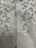子牧棉麻2025夏裝 女文藝復古刺繡襯衫短袖寬松顯瘦減齡洋氣休閑上衣9218 淺綠色 L (建議115-125斤) 曬單實拍圖
