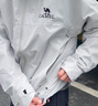 駱駝（CAMEL）戶外服單層沖鋒衣防水外套TR157冰川灰男女款L 曬單實拍圖