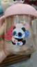 貝親兒童牛奶杯1-3歲寶寶喝水喝奶PPSU直飲奶瓶雙吸管水杯 粉色330mL 曬單實拍圖