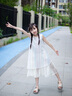 THINKPIRE波西米亞女童連衣裙2025款夏季兒童背心裙子中大童女孩沙灘裙度假 圖片色 170 碼建議身高160CM 曬單實(shí)拍圖