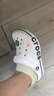 crocs卡駱馳貝雅卡駱班|205089 黑色/白色-066 39(240mm)  曬單實(shí)拍圖