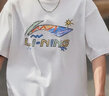 李寧短袖T恤文化衫男子夏季LOGO字母印花圓領(lǐng)運(yùn)動(dòng)服AHSU745 曬單實(shí)拍圖