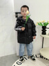 雅鹿童裝連帽兒童羽絨服男款運(yùn)動風(fēng)加厚保暖2025女童中大童秋冬季寶寶外套 藏青色 160 曬單實(shí)拍圖