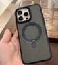 SINEX【德國進(jìn)口】2025新款蘋(píng)果iphone16promax手機殼蘋(píng)果15promax帶磁吸旋轉支架蘋(píng)果13手機殼14支點(diǎn)殼 【磨砂黑】360°旋轉支架丨裸機手感丨特極防摔 iPhone 16  曬單實(shí)拍圖