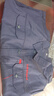 琴琴家夏季純棉長袖工作服男裝上衣薄款耐磨工程服電焊汽修服工地勞保服 藏藍色【長袖套裝】 175/XL 曬單實拍圖