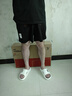 利達(dá)妮（TZLDN）踩屎感拖鞋男士外穿運(yùn)動(dòng)潮流室內(nèi)家居防滑防臭厚底戶外涼拖鞋夏季 白極黑 44-45 【適合43-44碼】 曬單實(shí)拍圖