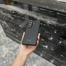 浪倜【超薄0.6mm】適用三星GalaxyZFold7手機殼前后雙殼殼膜一體鏡頭全包超薄精孔磨砂輕奢保護套 【炫酷黑】超薄0.6mm丨鏡頭全包丨殼膜一體 三星 Galaxy Z Fold7 曬單實拍圖