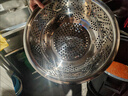 加厚加深不銹鋼過(guò)濾湯桶帶漏盆過(guò)濾桶過(guò)濾盆火鍋店過(guò)濾專(zhuān)用桶套裝 60湯桶+配套漏盆（漏盆小孔2.5毫米） 曬單實(shí)拍圖