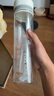 富光塑料杯大容量水杯男女便攜tritan運(yùn)動(dòng)水壺耐高溫防摔防漏泡茶杯子 1000ml白色【tritan+便攜提繩】 曬單實(shí)拍圖