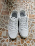 喬丹女鞋板鞋皮面小白鞋厚底增高革面休閑鞋女款運動(dòng)鞋 曬單實(shí)拍圖