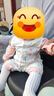 贊翠春夏秋冬純棉男女寶寶連體衣暗扣兩用檔嬰兒爬服新生兒連體長哈衣 JCN019圍嘴兔粉色（無骨衣） 80cm 建議12-18個月 曬單實拍圖
