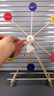 星恒夢(mèng)摩天輪手工DIY玩具手工材料包變廢為寶學(xué)生幼兒園科技手工制作 DIY瓶蓋摩天輪-材料包（電池自備） 曬單實(shí)拍圖