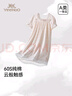 英氏兒童家居服套裝【純棉】女童春夏款7A抑菌透氣潤(rùn)膚吸濕排汗睡衣 納芙蒂蒂【睡裙款】 130 曬單實(shí)拍圖