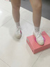 UIWI 小白鞋女厚底百搭板鞋休閑鞋輕便舒適毛絨風(fēng)明星同款增高女鞋 奶白U947 38 （建議拍大一碼） 曬單實(shí)拍圖