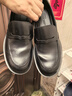愛步（ECCO）秋冬牛皮商務(wù)英倫風(fēng)樂福皮鞋男 都市首爾522324 黑色43 曬單實(shí)拍圖