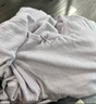 ubras七夕禮物25年新品呼呼睡衣女親膚莫代爾長袖套裝情侶家居服男 女款長袖長褲-粉紫色 M 曬單實(shí)拍圖