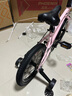 鳳凰（Phoenix）兒童自行車青少年3-4-6-8-10-12-15歲中大童學(xué)生山地車腳踏車單車 櫻花粉輻條輪98裝-輔助輪+單支撐 16寸(適合105-120cm) 曬單實拍圖