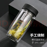萬(wàn)象（WANXIANG）雙層玻璃杯送男友便攜茶水杯V17L商務(wù)辦公大容量360ML帶濾網(wǎng)水杯 曬單實(shí)拍圖