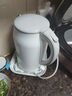 美的（Midea）電熱水壺食品級316L不銹鋼雙層無縫一體內(nèi)膽防燙燒水壺 1.7L自動智能斷電開水壺SH17M301PRO 曬單實拍圖