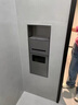 釋風(fēng)不銹鋼壁龕衛(wèi)生間嵌入式垃圾桶金屬成品廁所馬桶壁龕柜置物架定制 槍灰色28*60*13.5cm【帶垃圾桶】 曬單實(shí)拍圖