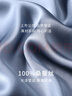 金三塔真絲睡衣100%桑蠶絲精美刺繡寬松舒適短袖短褲情侶睡衣情人節(jié)禮物 玫瑰香水色-女士 L 曬單實拍圖
